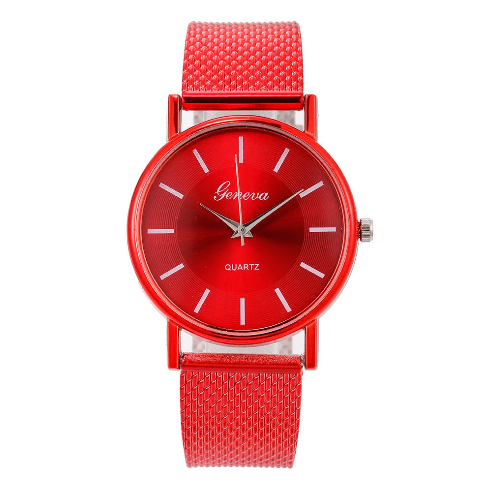 Stylish Quartz Watch for Women with Stainless Steel Band
