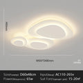 Milk White Art Deco Ceiling Lamp for Indoor Spaces