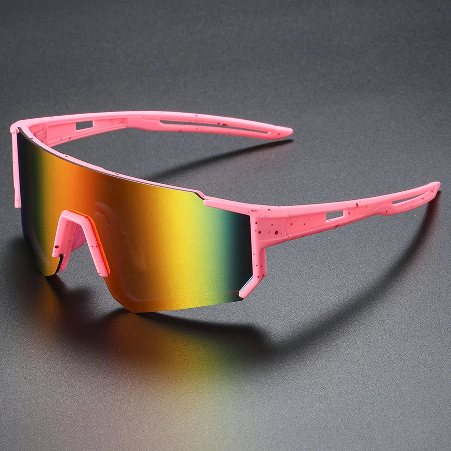 A Pair of Stylish Men's Glasses. Large Frame Glasses with a Futuristic Feel, Suitable for Men, Women, Fashion, and Photography