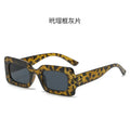 Vintage Rectangle Frame Sunglasses for Women by MOONBIFFY