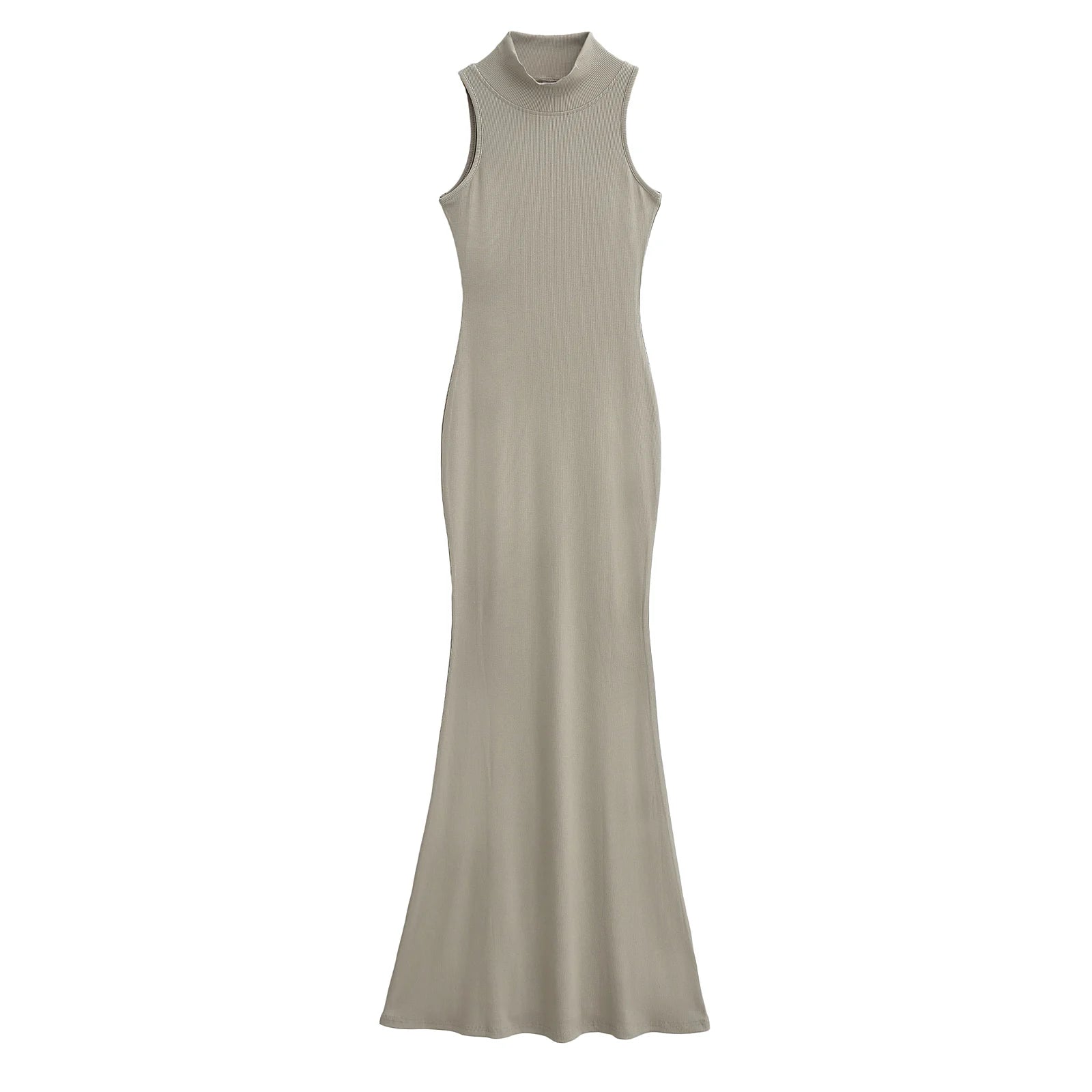 Elegant Turtleneck Knitted Bodycon Dress for Women