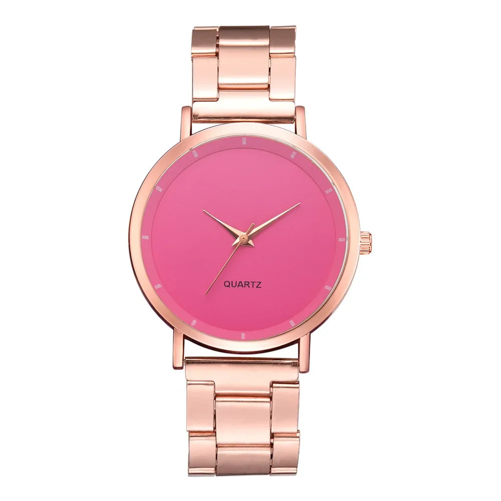 Rose Gold Luxury Women's Watch by DQG - Fashion Casual Style