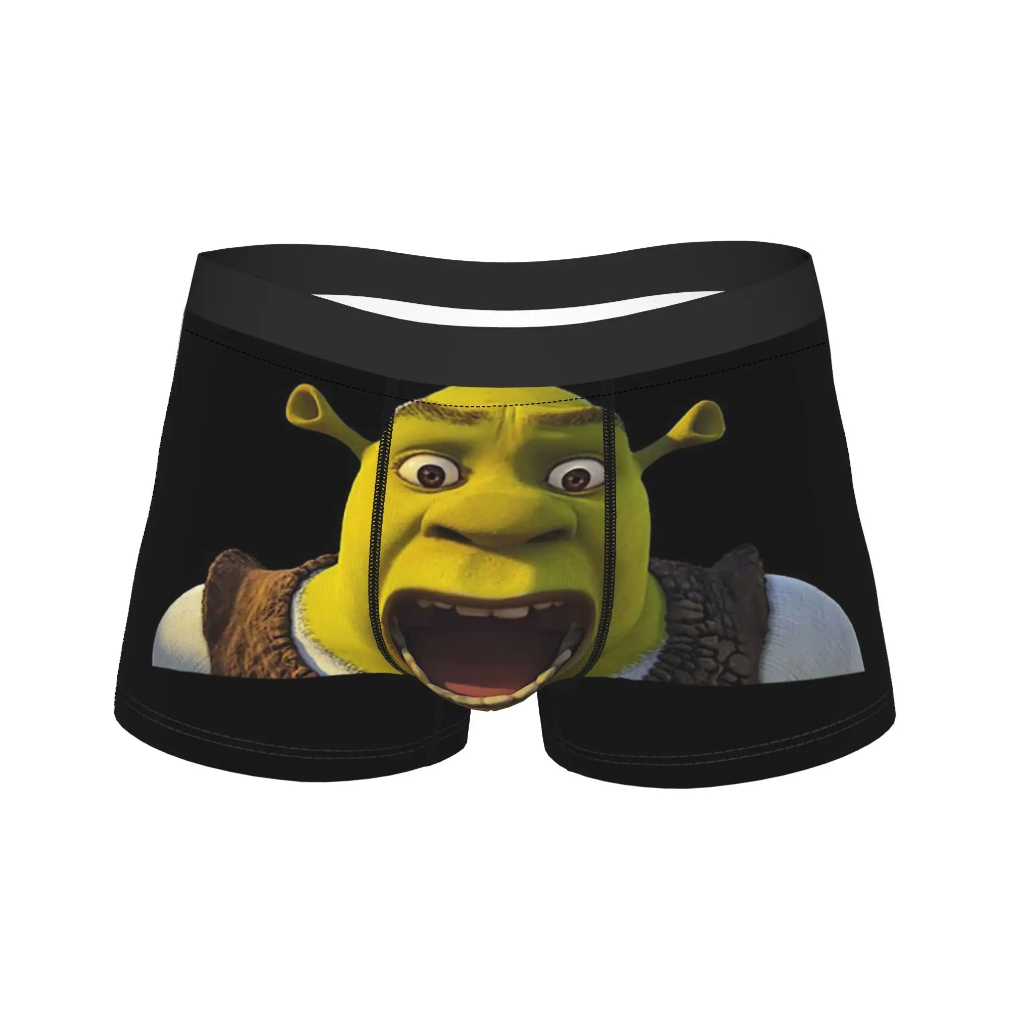 Humor Boxer Shorts for Men Cartoon Breathable Polyester M-XXL