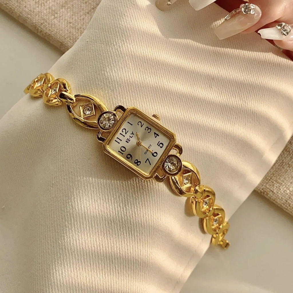 Elegant Gold Bracelet Watch for Women by KCALOE