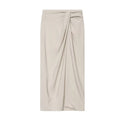 Guobioziy Women's A-Line Midi Skirt in Polyester for Spring
