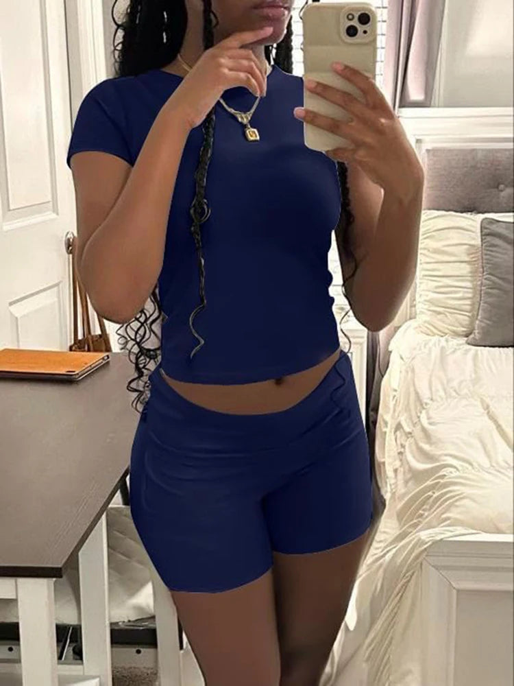 High Stretch Cotton Lounge Wear Set for Women