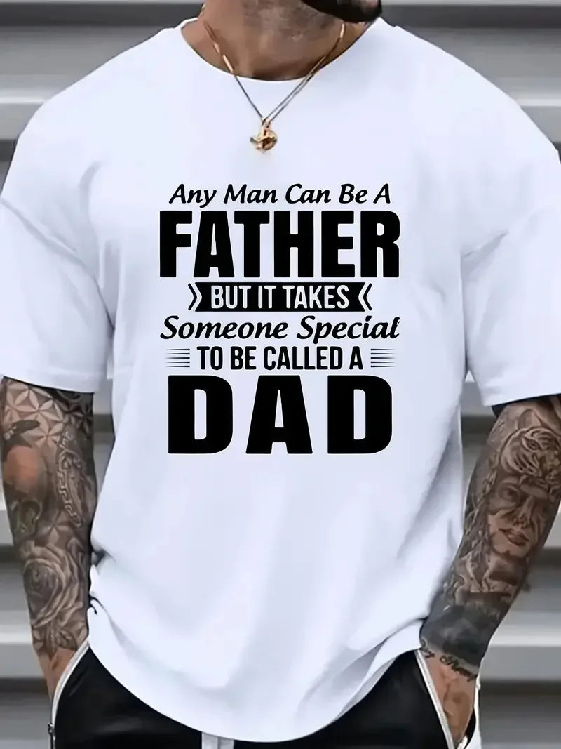 Men's Casual Short-Sleeved Graphic T-Shirt for Streetwear