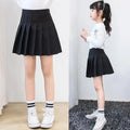 Vintage Plaid Pleated Skirt for Girls Ages 7-13