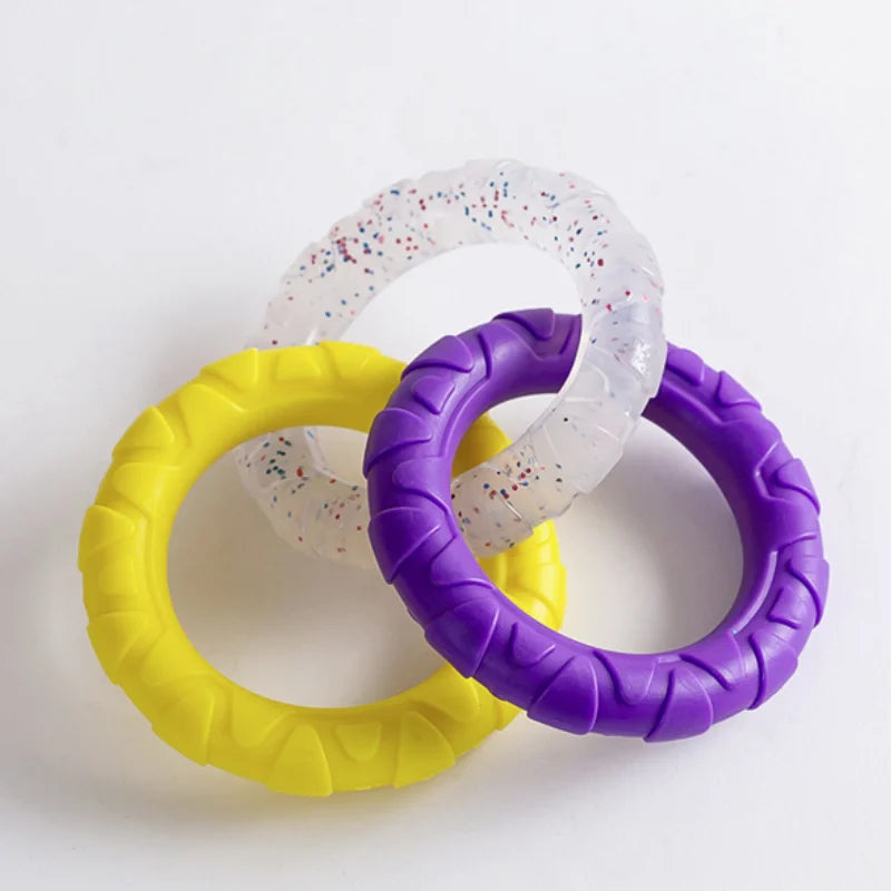 Durable TPR Dog Chew Toy for Interactive Play and Teeth Cleaning