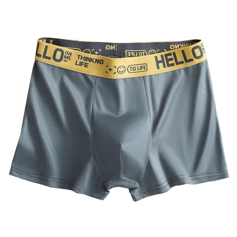 Men's Breathable Polyester Sports Briefs in Large Size