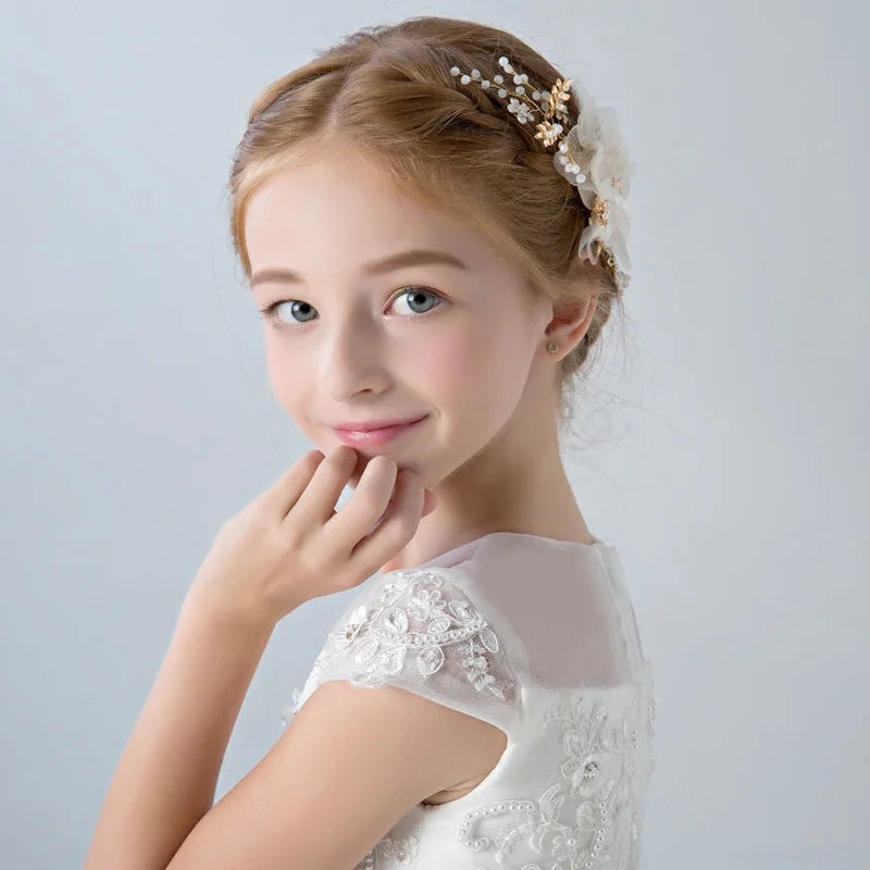 Floral Alloy Hair Accessories for Girls - Stylish Headbands