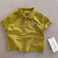 Toddler Boys Cartoon Polo T-shirt in Cotton for Summer