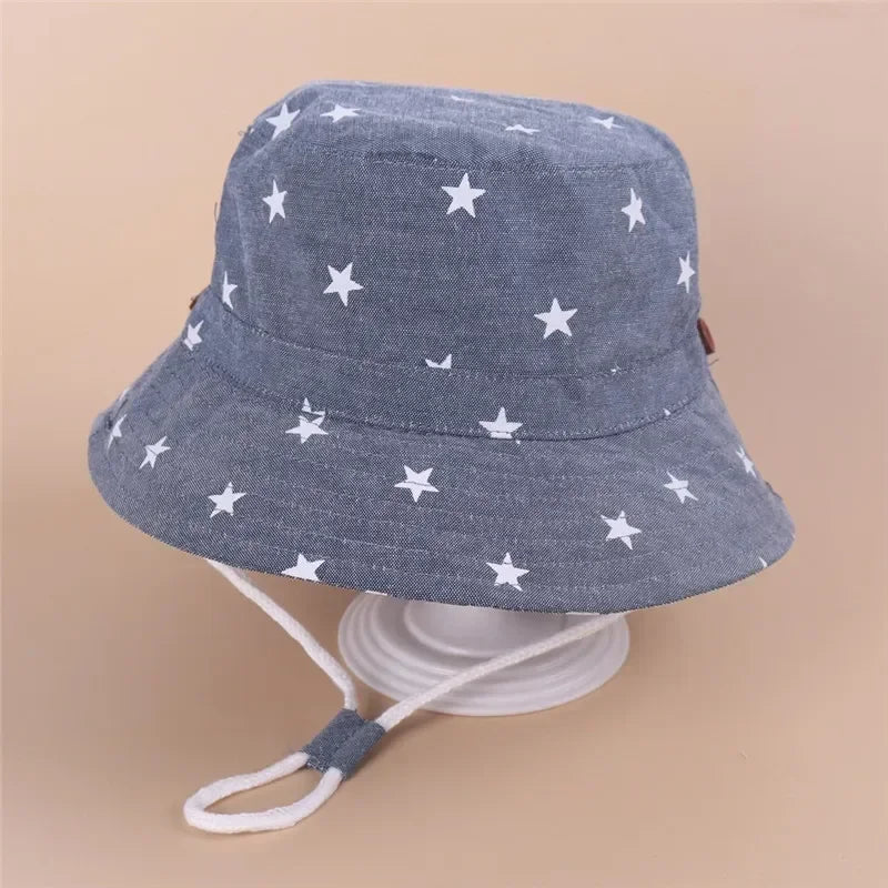 Cotton Fisherman Hat for Baby Girls and Boys 1-3 Years