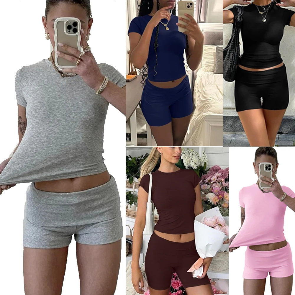 High Stretch Cotton Lounge Wear Set for Women