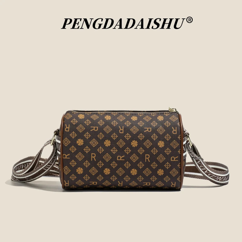 Trendy Alphabet Print Shoulder Bag for Women