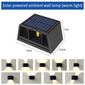 ATcomm Solar Powered LED Wall Lamp for Outdoor Garden Lighting