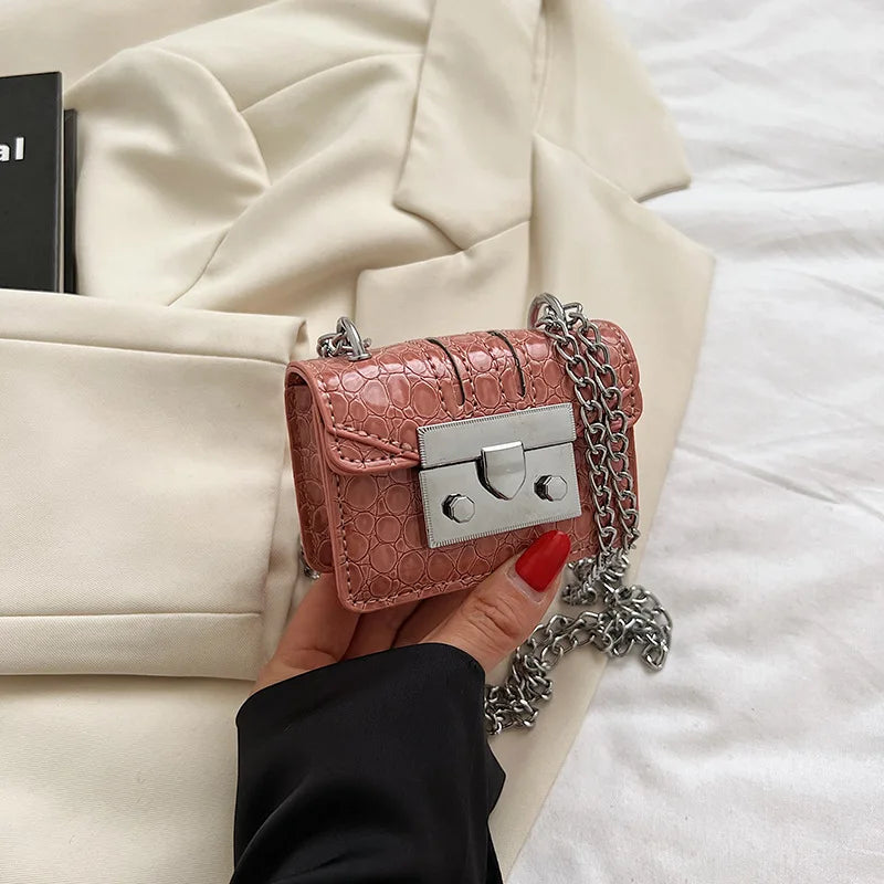 2024 Trend Women Mini Crossbody Chain Purse Handbag