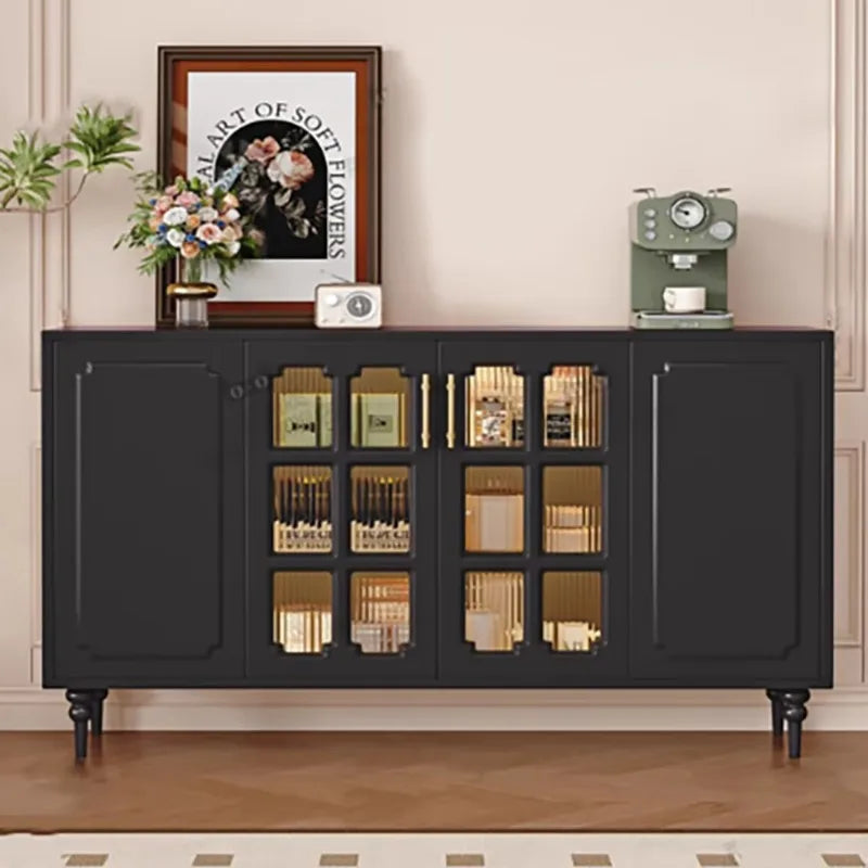 Elegant Modern Living Room Cabinets in Wood by HOUYU
