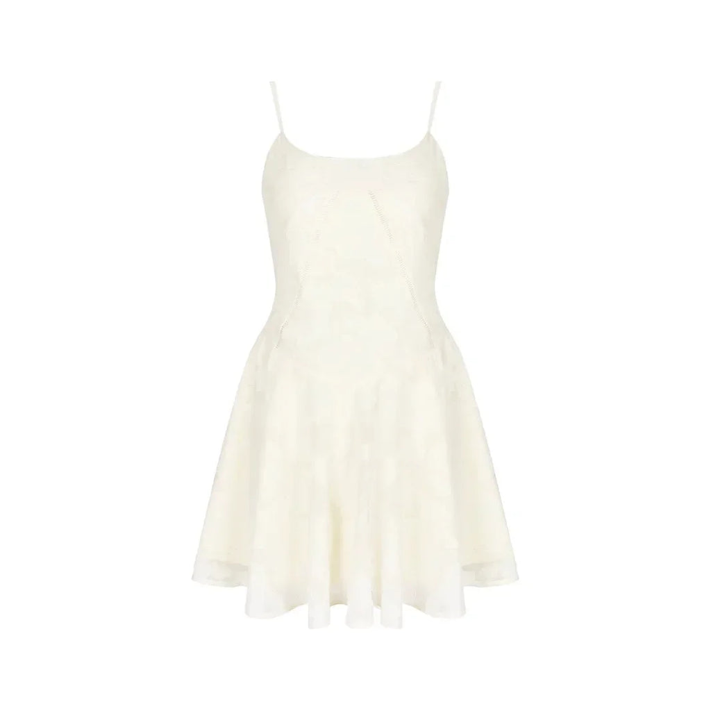 Elegant A-Line Summer Dress for Women in Silk