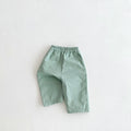 Cotton Elastic Waist Pants for Toddlers in Multiple Colors