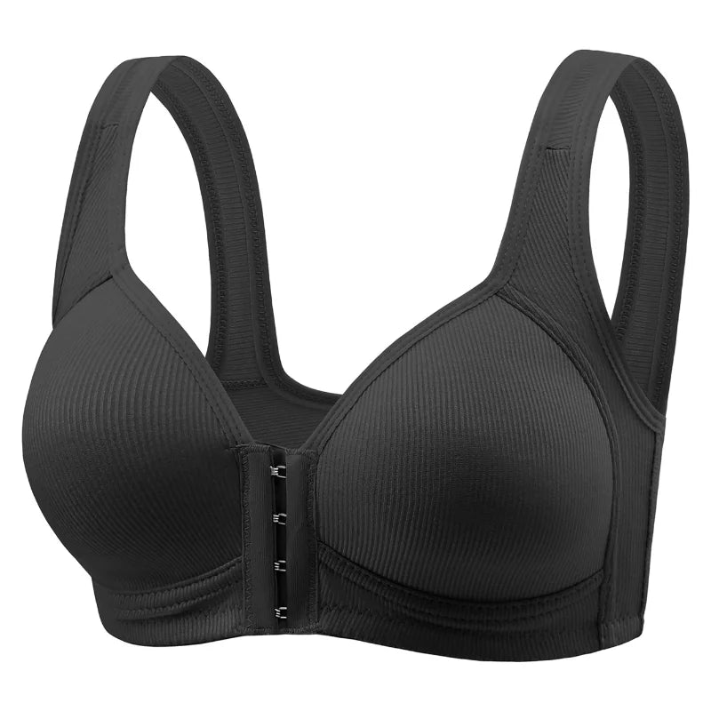 Comfortable Wire-Free Front Closure Bra for Women