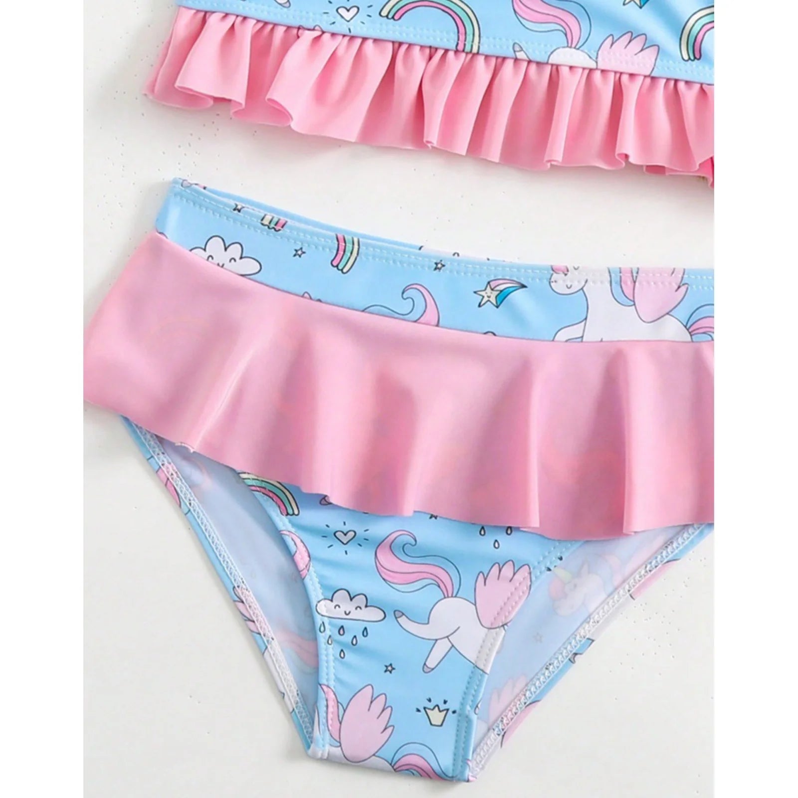 iEFiEL Girls 3-Piece Swim Set Long Sleeve Zippered Top