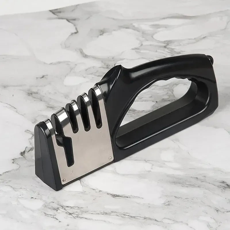 Portable 4 Segment Knife Sharpener for Kitchen Use