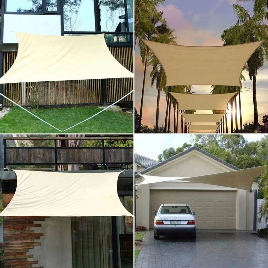 Waterproof Oxford Shade Sail for Outdoor Use, 5x4m