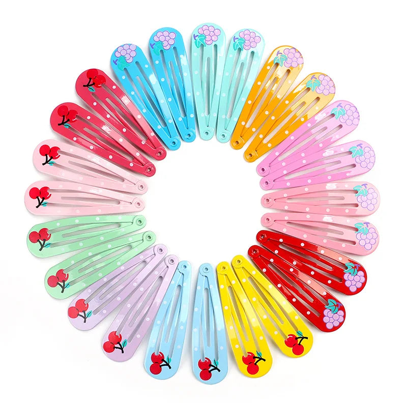 Cute Cartoon Hairpins for Girls 40Pcs Alloy Accessories