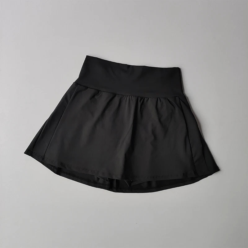 Women's Quick Dry High Waist Sports Skirt for Tennis and Yoga