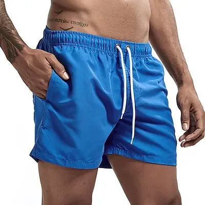 Men's Quick Dry Board Shorts with Pockets for Summer Beach