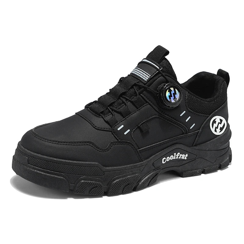 Men's Low-top Casual Sports Shoes with Rotating Buckle