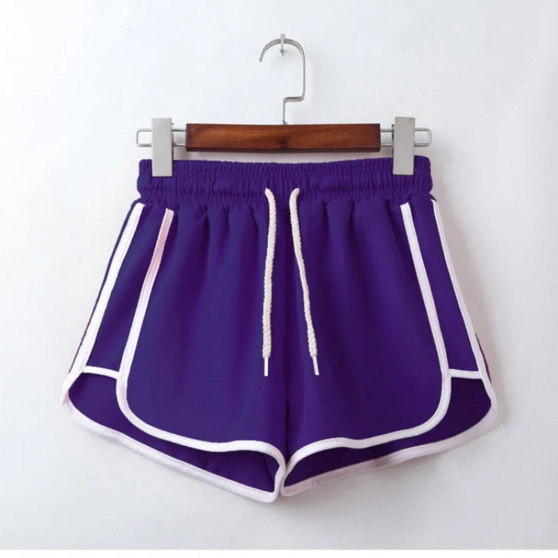 Breathable Polyester Yoga Shorts for Summer Workouts