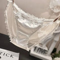 Women's Underwear Sexy Fashionable Satin Lace Thangka Embroidered Transparent Enticing Women's Underwear
