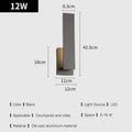 Modern Aluminum Outdoor Waterproof Wall Lamp for Home Lighting