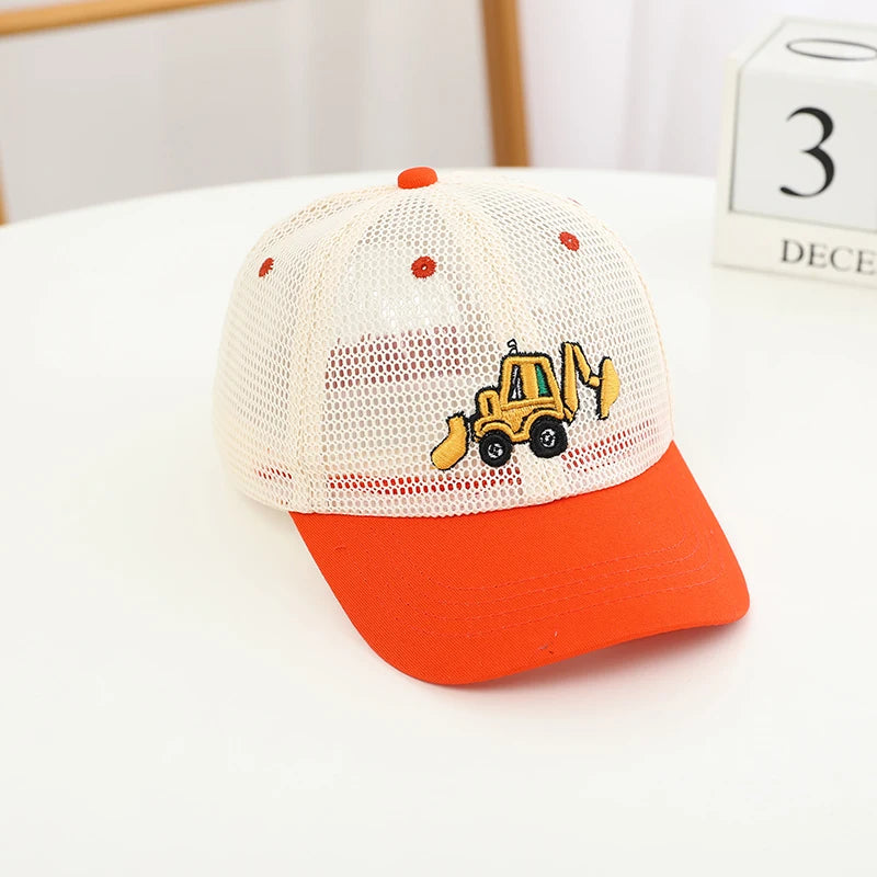 Summer Cotton Duck Tongue Cap for Kids 2-8 Years