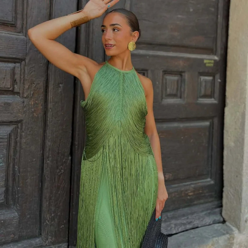 Elegant Halter Neck Bodycon Dress for Women