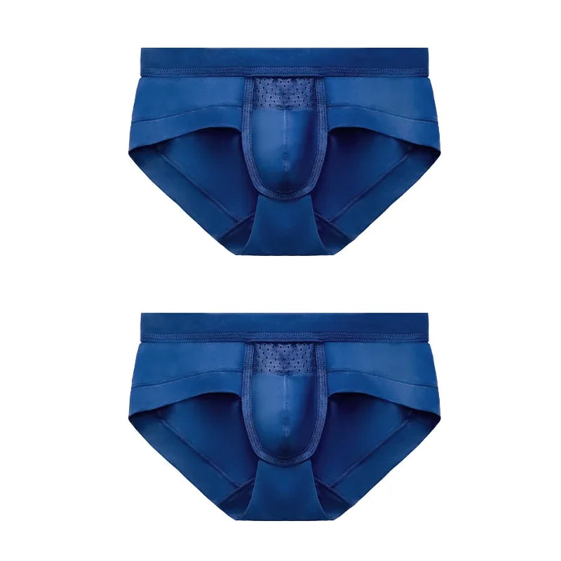 Men's Modal Low-rise Triangle Briefs with U-Pouch Design