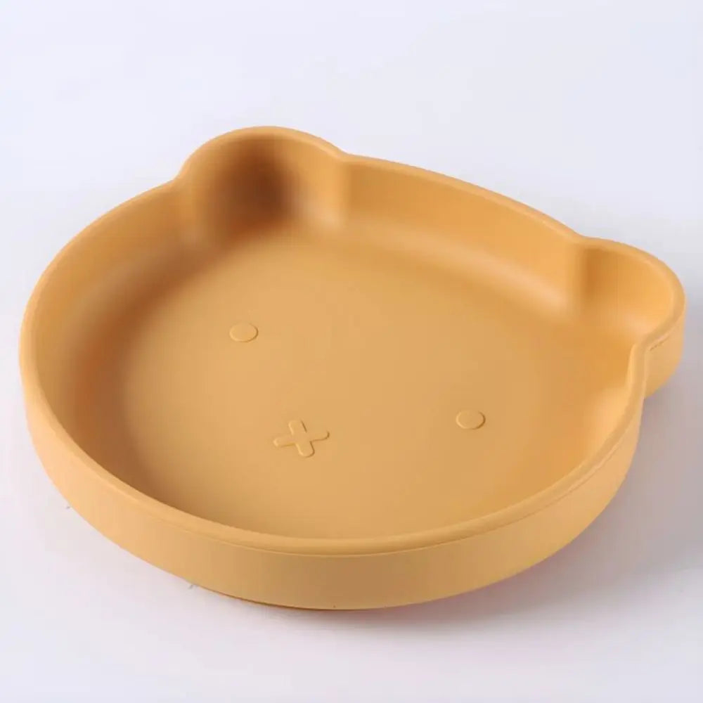 Bneseus Silicone Tableware Set for Children with Cartoon Design