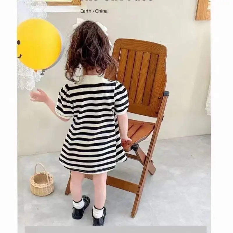Girls Summer Princess Dress Casual A-Line Sundress