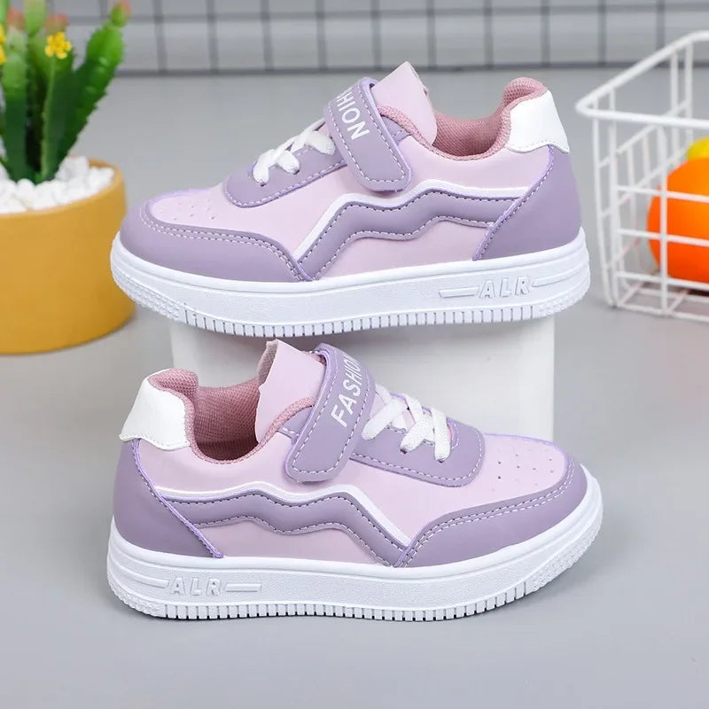Purple Casual Sneakers for Girls with Anti-Slip Design