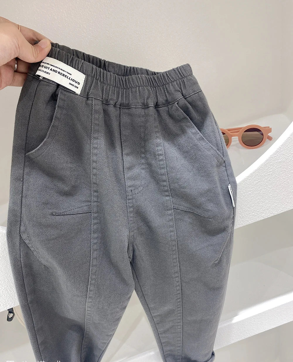 Boys' Casual Cargo Pants for Spring and Autumn Wear