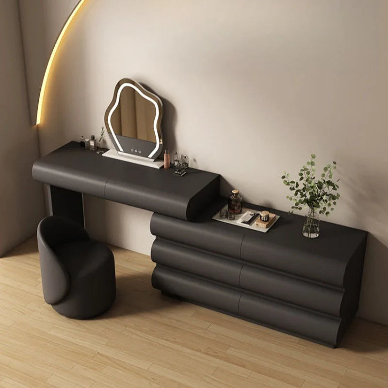 Modern White Wooden Makeup Dressing Table for Bedrooms