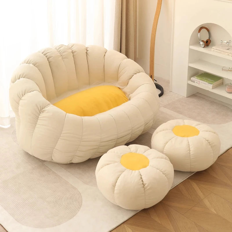 Modern L-Shaped 2 Person Sofa Set for Living Room Comfort