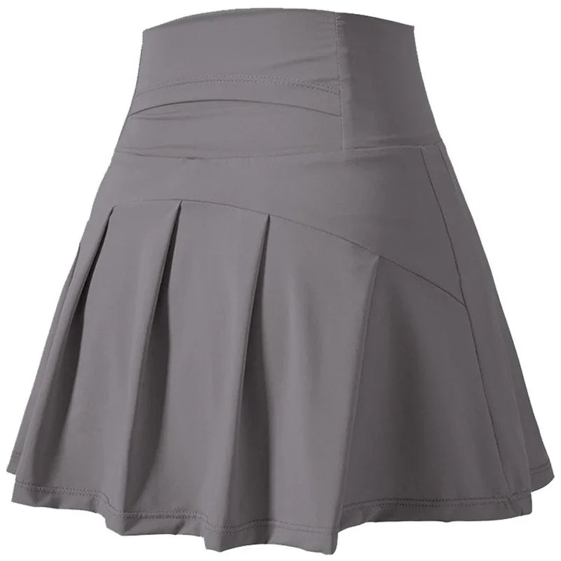 Women's Quick Dry High Waist Sports Skirt for Tennis and Yoga