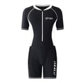 Mens One-Piece Swim Leotard with Front Zipper for Beachwear