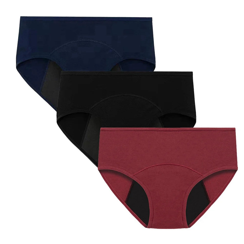 Breathable Cotton Briefs for Women - Very Abundant Menstrual Panties