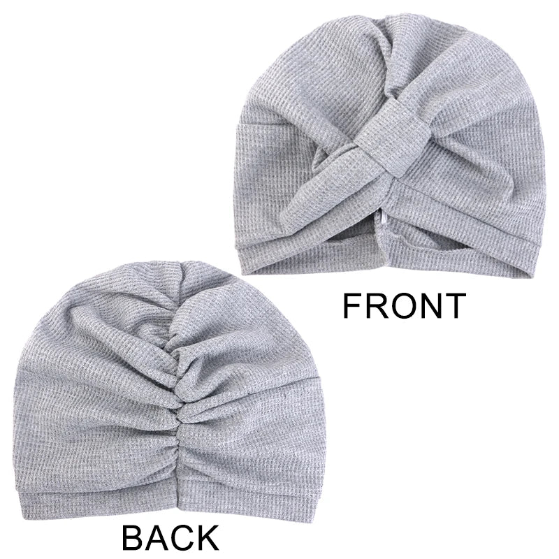 Breathable Cotton Women's Headscarf Hat for All Seasons