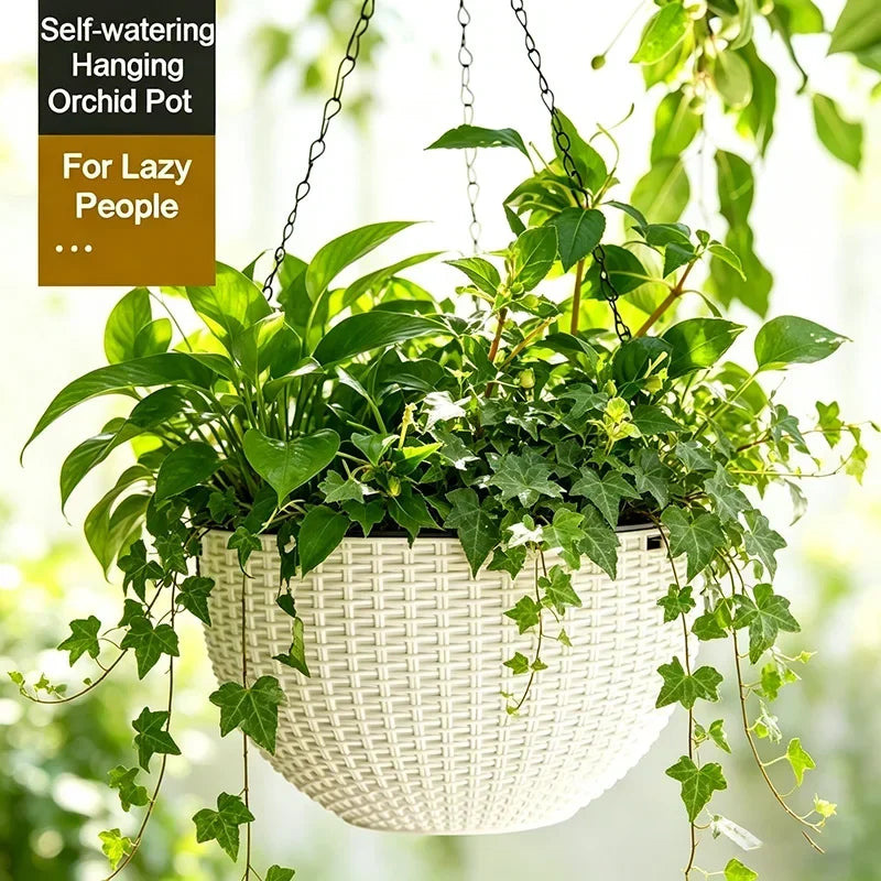 Macrame Hanging Plant Pot for Outdoor Flowers and Vases