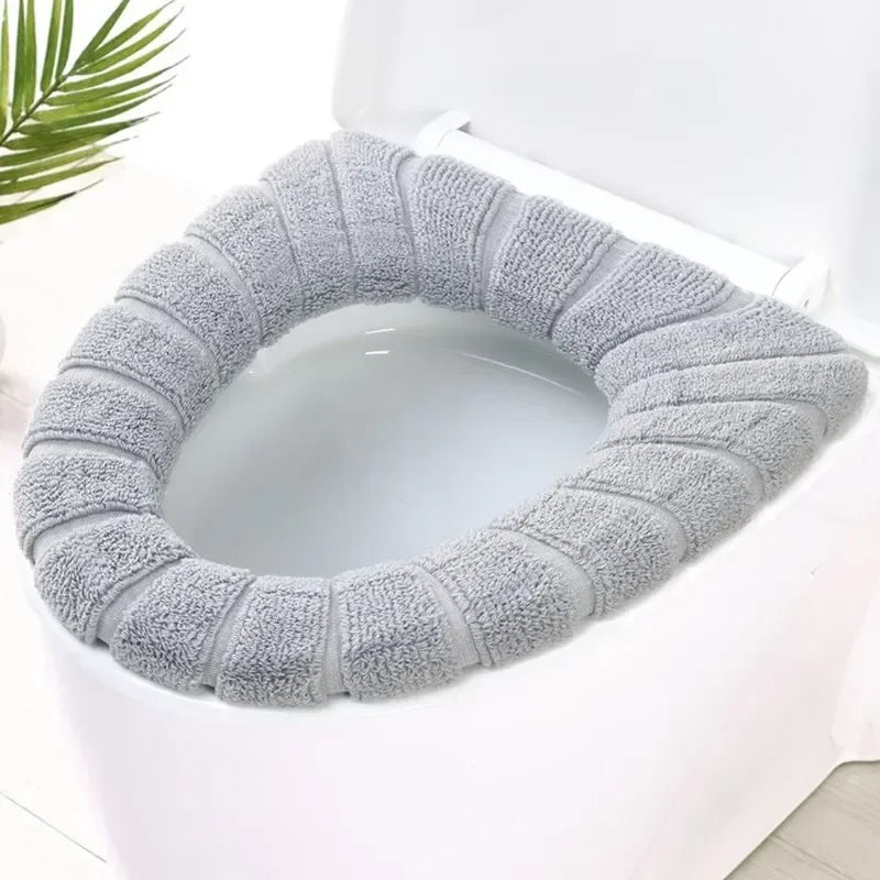 Warm Soft Toilet Seat Cover for Comfort and Hygiene